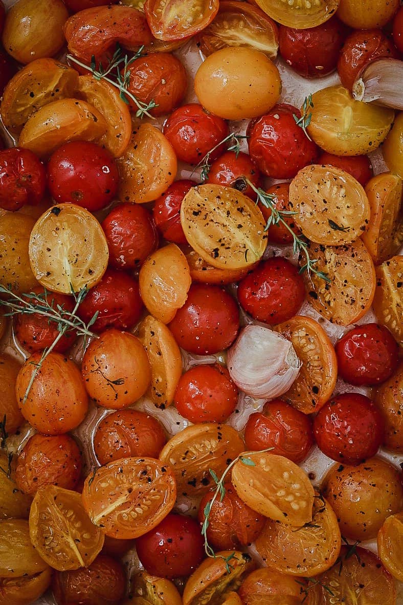 End of Summer Slow Roasted Tomatoes