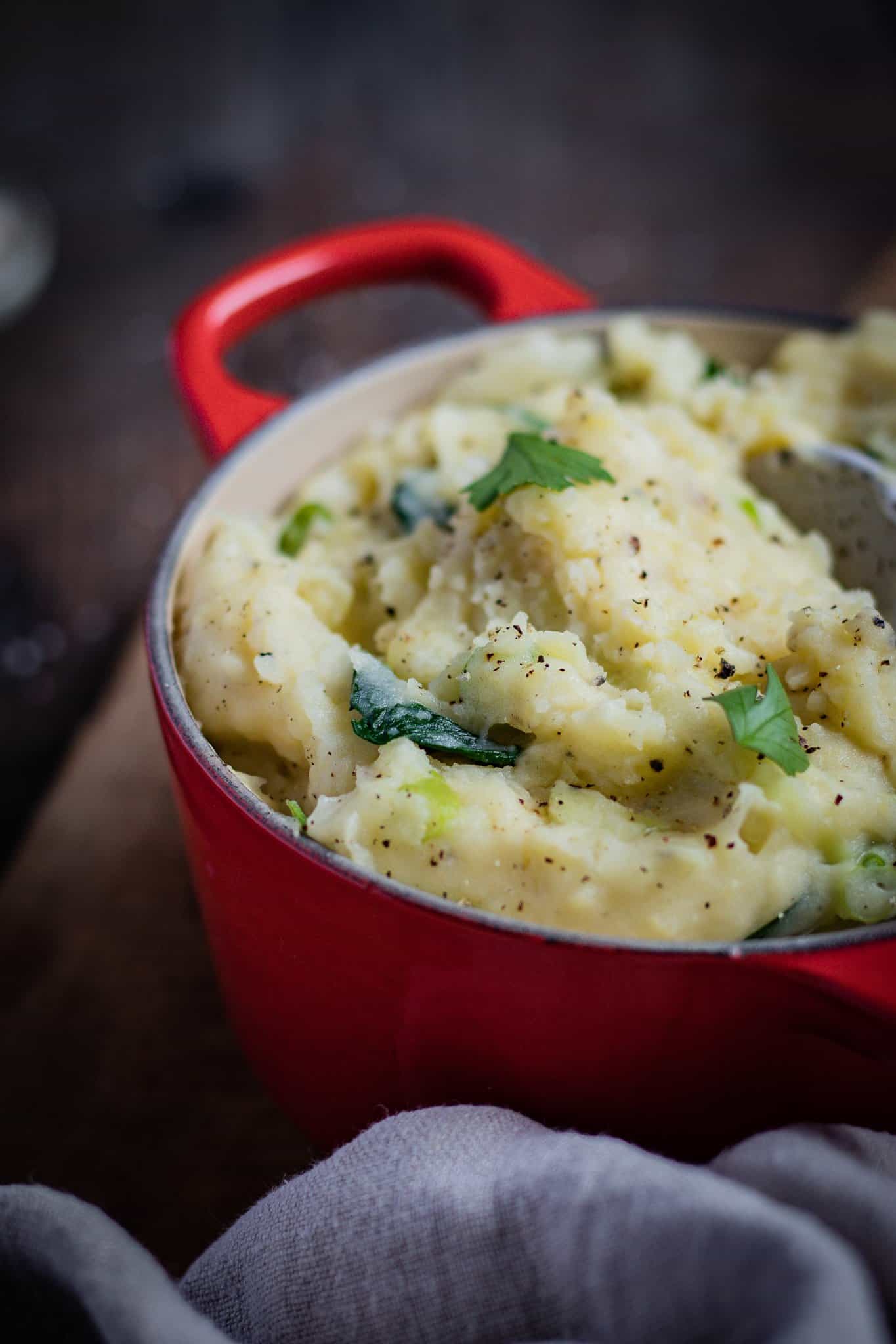 Colcannon Mash – Irish Mashed Potatoes