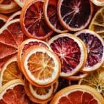 An abundance of dehydrated citrus slices in all different colors.