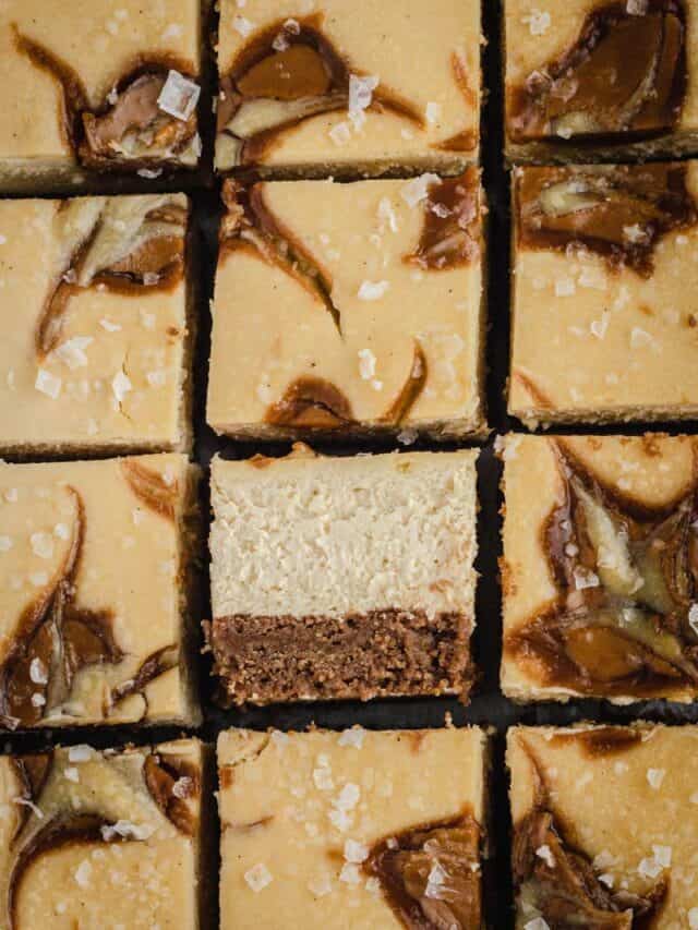 Baked Biscoff Cheesecake Slice (Speculoos Cheesecake)