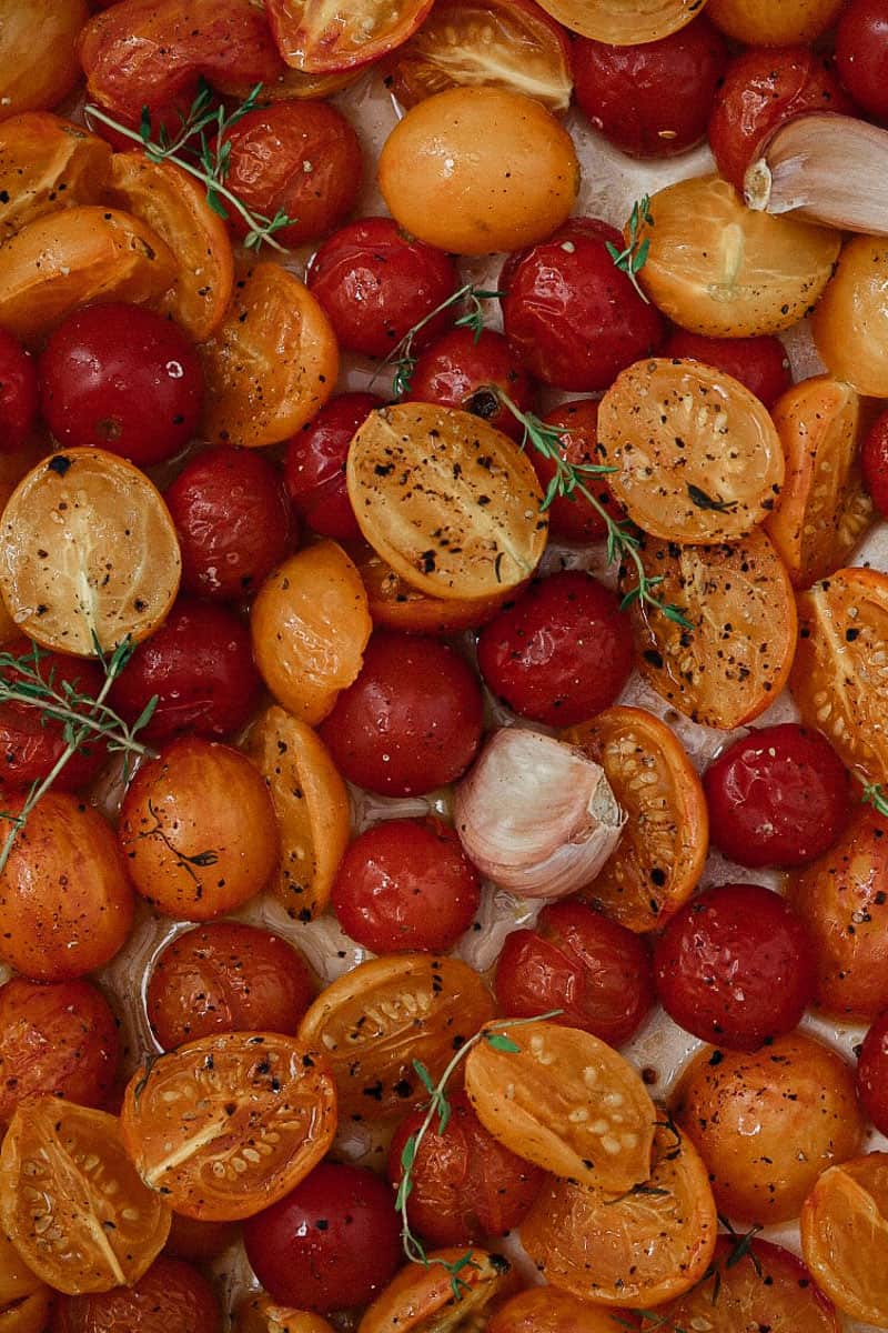 End of Summer Slow Roasted Tomatoes